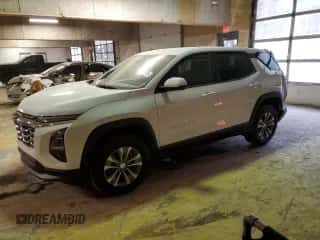 2025 Chevrolet Equinox FWD LT z VIN 3GNAXHEG3SL207726, wystawiony jako Copart lot #41887735 z przebiegiem 843 mil mil oraz Szkoda całkowita • Salvage title. Historia ofert i sprzedaży dostępna na DreamBid. Obrazek 1.