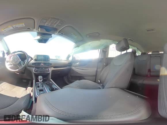2019 Hyundai Santa Fe SE with VIN 5NMS23AD4KH038064, listed as a Copart auction lot 56288885 with 66,952 mi miles and Salvage title. Bid and sale history available at DreamBid. Image 16.