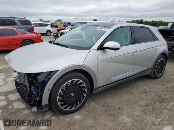 2024 Hyundai Ioniq 5 Limited с VIN KM8KRDDF1RU312303, выставлен на аукционе Copart как лот 66982165 с пробегом 9 143 миль миль и Списание • Salvage title. История ставок и продаж доступна на DreamBid. Изображение 1.