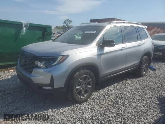 2024 Honda Passport TrailSport с VIN 5FNYF8H62RB021052, выставлен на аукционе Copart как лот 66805025 с пробегом 11 208 миль миль и Чистый • Clean title. История ставок и продаж доступна на DreamBid. Изображение 1.