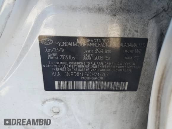 2018 Hyundai Elantra SEL с VIN 5NPD84LF6JH247707, выставлен на аукционе Copart как лот 89442875 с пробегом 118 207 миль миль и Списание • Salvage title. История ставок и продаж доступна на DreamBid. Изображение 12.