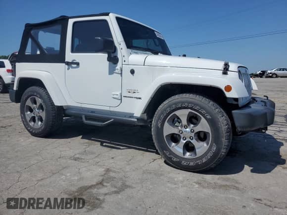 2018 Jeep Wrangler Sahara с VIN 1C4AJWBG5JL811081, выставлен на аукционе Copart как лот 54382845 с пробегом 21 489 миль миль и Списание • Salvage title. История ставок и продаж доступна на DreamBid. Изображение 4.