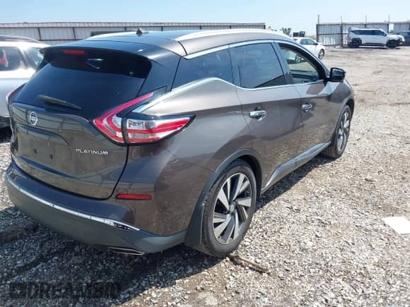 2015 Nissan Murano Platinum with VIN 5N1AZ2MG1FN253039, listed as a IAAI auction lot 42446627 with 79,465 mi miles and . Bid and sale history available at DreamBid. Image 4.