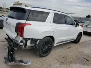 2024 Hyundai Palisade Calligraphy с VIN KM8R7DGE9RU707031, выставлен на аукционе Copart как лот 71219015 с пробегом 34 811 миль миль и Списание • Salvage title. История ставок и продаж доступна на DreamBid. Изображение 3.