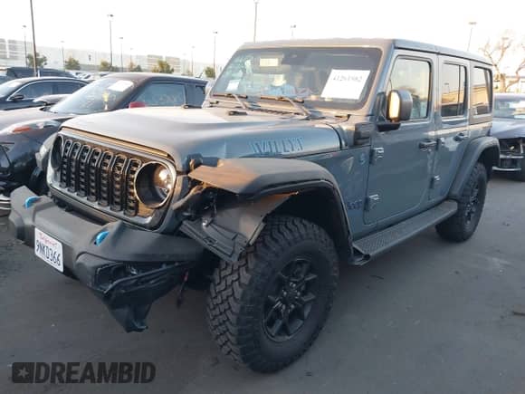 2024 Jeep Wrangler Sport S with VIN 1C4RJXN64RW337985, listed as a IAAI auction lot 41261982 with 1,845 mi miles and . Bid and sale history available at DreamBid. Image 17.