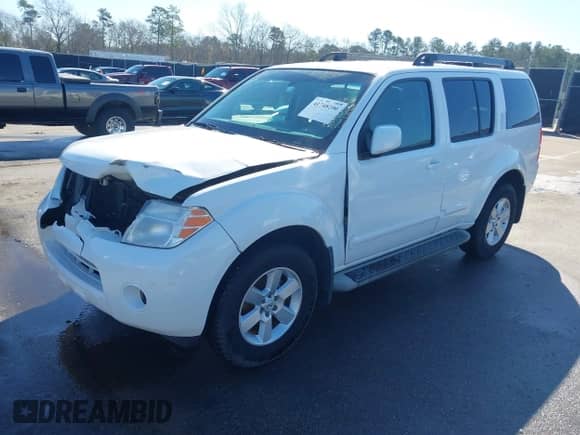 2012 Nissan Pathfinder SV with VIN 5N1AR1NN7CC638183, listed as a IAAI auction lot 41748290 with 164,610 mi miles and . Bid and sale history available at DreamBid. Image 17.