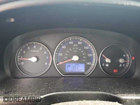 2011 Hyundai Santa Fe Limited with VIN 5XYZK4AG8BG033345, listed as a Copart auction lot 81746115 with 125,766 mi miles and Salvage title. Bid and sale history available at DreamBid. Image 9.
