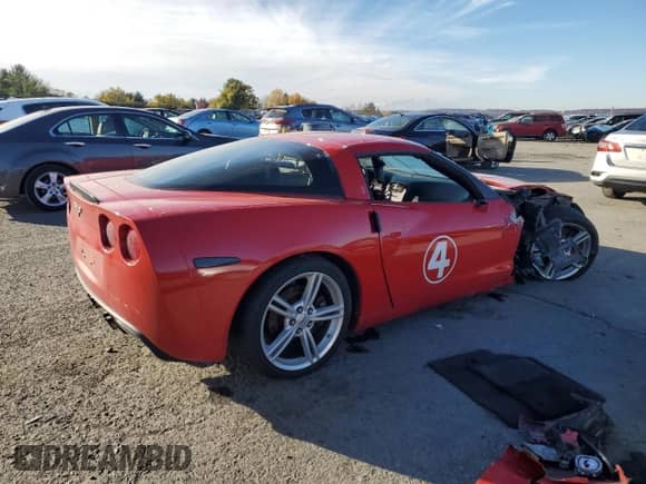 2008 Chevrolet Corvette with VIN 1G1YY26W785118816, listed as a Copart auction lot 90146895 with 54,040 mi miles and Salvage title. Bid and sale history available at DreamBid. Image 3.