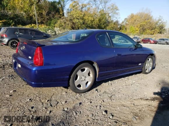 2006 Chevrolet Monte Carlo SS with VIN 2G1WL15C269425835, listed as a Copart auction lot 76843484 with 100,597 mi miles and Clean title. Bid and sale history available at DreamBid. Image 3.