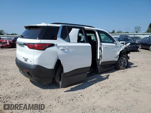 2022 Chevrolet Traverse LT Cloth с VIN 1GNERGKW5NJ161300, выставлен на аукционе Copart как лот 68628135 с пробегом 91 938 миль миль и Списание • Salvage title. История ставок и продаж доступна на DreamBid. Изображение 3.