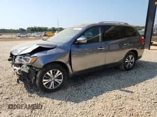 2019 Nissan Pathfinder S with VIN 5N1DR2MN9KC645123, listed as a Copart auction lot 81515475 with 182,113 mi miles and Salvage title. Bid and sale history available at DreamBid. Image 1.