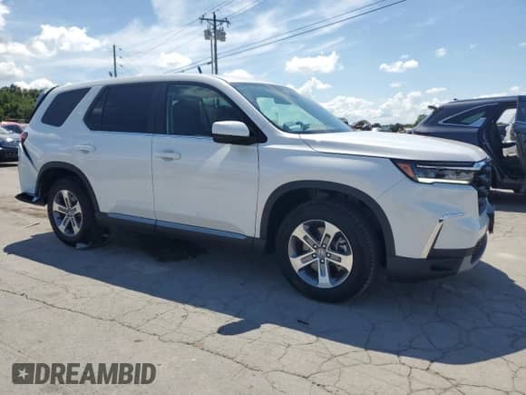 2025 Honda Pilot EX-L с VIN 5FNYG1H44SB064557, выставлен на аукционе Copart как лот 65960875 с пробегом 7 549 миль миль и Списание • Salvage title. История ставок и продаж доступна на DreamBid. Изображение 4.