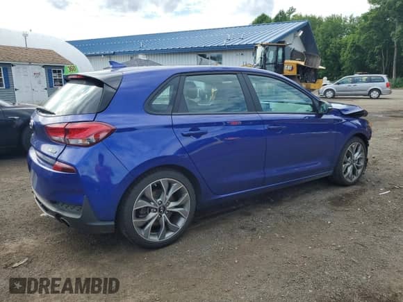 2020 Hyundai Elantra N Line z VIN KMHH55LC9LU126714, wystawiony jako Copart lot #64285245 z przebiegiem 46 117 mil mil oraz Szkoda całkowita • Salvage title. Historia ofert i sprzedaży dostępna na DreamBid. Obrazek 3.