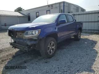 2017 Chevrolet Colorado 4WD Z71 with VIN 1GCGTDEN0H1283393, listed as a Copart auction lot 72085775 with 113,143 mi miles and Salvage title. Bid and sale history available at DreamBid. Image 1.