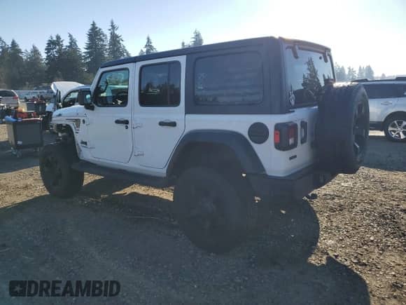 2022 Jeep Wrangler Unlimited Willys z VIN 1C4HJXDM4NW241859, wystawiony jako Copart lot #42206205 z przebiegiem 31 449 mil mil oraz Szkoda całkowita • Salvage title. Historia ofert i sprzedaży dostępna na DreamBid. Obrazek 2.