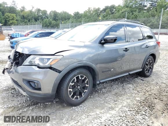 2019 Nissan Pathfinder S with VIN 5N1DR2MN4KC637382, listed as a Copart auction lot 68434385 with 165,873 mi miles and Salvage title. Bid and sale history available at DreamBid. Image 1.