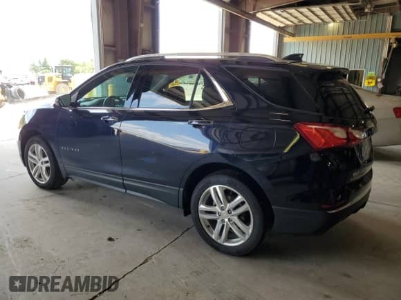 2020 Chevrolet Equinox Premier z VIN 3GNAXYEX6LS600160, wystawiony jako Copart lot #65073195 z przebiegiem 56 948 mil mil oraz Szkoda całkowita • Salvage title. Historia ofert i sprzedaży dostępna na DreamBid. Obrazek 2.