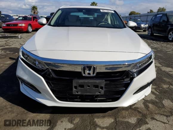 2019 Honda Accord EX-L with VIN 1HGCV2F50KA013195, listed as a Copart auction lot 86718415 with 43,527 mi miles and Salvage title. Bid and sale history available at DreamBid. Image 5.