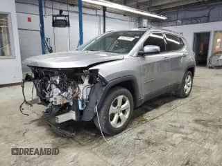 2018 Jeep Compass Latitude with VIN 3C4NJCBB7JT186661, listed as a Copart auction lot 66475905 with 102,810 mi miles and Salvage title. Bid and sale history available at DreamBid. Image 1.