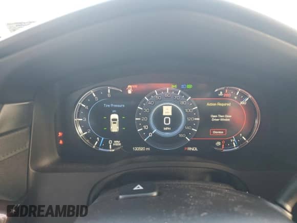 2019 Cadillac Escalade ESV Luxury with VIN 1GYS4HKJ8KR308303, listed as a Copart auction lot 81151005 with 130,520 mi miles and Salvage title. Bid and sale history available at DreamBid. Image 9.