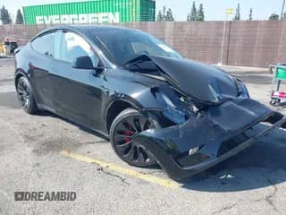 2023 Tesla Model Y Performance z VIN 7SAYGDEF6PF794665, wystawiony jako IAAI lot #43409310 z przebiegiem Nie podano mil oraz . Historia ofert i sprzedaży dostępna na DreamBid. Obrazek 1.