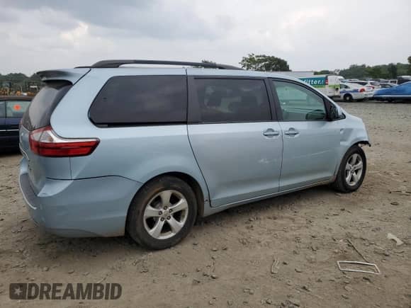 2017 Toyota Sienna LE Auto Access Seat с VIN 5TDKZ3DC0HS794673, выставлен на аукционе Copart как лот 67508065 с пробегом 65 155 миль миль и Списание • Salvage title. История ставок и продаж доступна на DreamBid. Изображение 3.