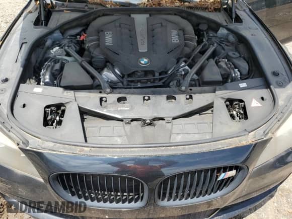 2013 BMW 7 Series 750i xDrive with VIN WBAYB6C57DD223543, listed as a Copart auction lot 59290365 with 116,576 mi miles and Salvage title. Bid and sale history available at DreamBid. Image 11.