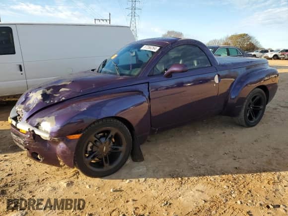 2004 Chevrolet SSR LS с VIN 1GCES14PX4B104020, выставлен на аукционе Copart как лот 87266264 с пробегом 105 620 миль миль и Списание • Salvage title. История ставок и продаж доступна на DreamBid. Изображение 1.