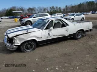1981 Chevrolet El Camino с VIN 1GCCW80JXBD431816, выставлен на аукционе Copart как лот 46290535 с пробегом 22 666 миль миль и Списание • Salvage title. История ставок и продаж доступна на DreamBid. Изображение 1.