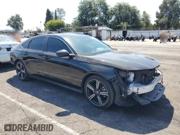 2023 Honda Accord Sport with VIN 1HGCY2F56PA043719, listed as a Copart auction lot 70882725 with 38,961 mi miles and Salvage title. Bid and sale history available at DreamBid. Image 4.