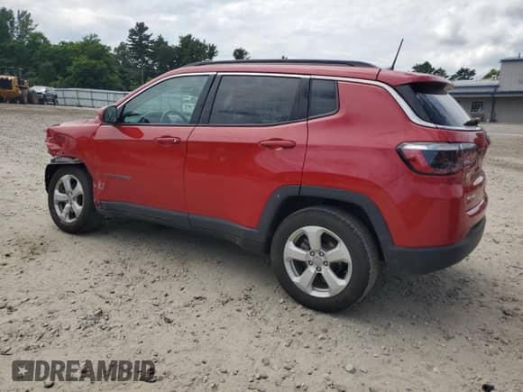 2021 Jeep Compass Latitude with VIN 3C4NJDBB0MT543799, listed as a Copart auction lot 64437985 with 46,999 mi miles and Salvage title. Bid and sale history available at DreamBid. Image 2.