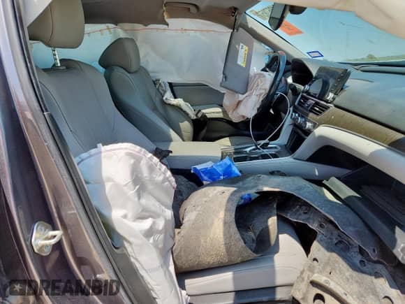 2019 Honda Accord Touring with VIN 1HGCV2F91KA004198, listed as a Copart auction lot 80185785 with Not provided miles and Salvage title. Bid and sale history available at DreamBid. Image 7.