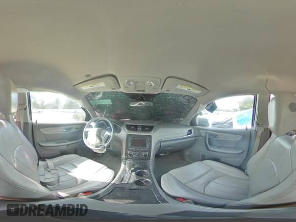 2014 Chevrolet Traverse LTZ с VIN 1GNKRJKD0EJ133998, выставлен на аукционе Copart как лот 80366065 с пробегом Не указан миль и Списание • Salvage title. История ставок и продаж доступна на DreamBid. Изображение 15.