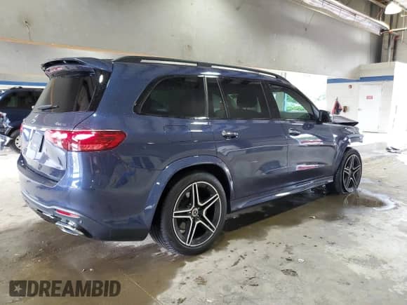 2024 Mercedes-Benz GLS 450 z VIN 4JGFF5KE3RB146226, wystawiony jako Copart lot #68647225 z przebiegiem 19 462 mil mil oraz Szkoda całkowita • Salvage title. Historia ofert i sprzedaży dostępna na DreamBid. Obrazek 3.