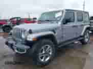 2021 Jeep Wrangler Unlimited Sahara High Altitude z VIN 1C4HJXEN2MW654143, wystawiony jako IAAI lot #42594469 z przebiegiem 66 822 mil mil oraz . Historia ofert i sprzedaży dostępna na DreamBid. Obrazek 18.