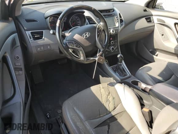 2014 Hyundai Elantra with VIN KMHDH6AH3EU028372, listed as a Copart auction lot 62357755 with 86,228 mi miles and Salvage title. Bid and sale history available at DreamBid. Image 8.