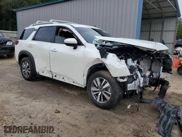 2023 Nissan Pathfinder SL с VIN 5N1DR3CA8PC225686, выставлен на аукционе Copart как лот 64957315 с пробегом 19 584 миль миль и Списание • Salvage title. История ставок и продаж доступна на DreamBid. Изображение 4.