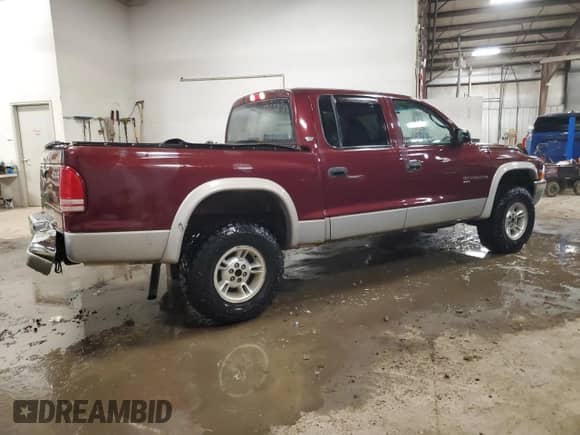 2000 Dodge Dakota with VIN 1B7GG2AXXYS654876, listed as a Copart auction lot 50530435 with 139,163 mi miles and Clean title. Bid and sale history available at DreamBid. Image 3.