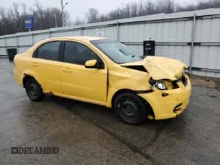 2007 Chevrolet Aveo LS z VIN KL1TD56697B089616, wystawiony jako Copart lot #45446224 z przebiegiem Nie podano mil oraz Szkoda całkowita • Salvage title. Historia ofert i sprzedaży dostępna na DreamBid. Obrazek 4.
