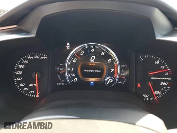 2019 Chevrolet Corvette 1LT с VIN 1G1YB2D73K5111639, выставлен на аукционе Copart как лот 50060404 с пробегом 24 787 миль миль и Списание • Salvage title. История ставок и продаж доступна на DreamBid. Изображение 9.