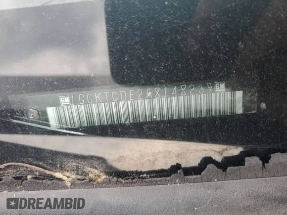 2010 Chevrolet Colorado 1LT with VIN 1GCKTCDE2A8148239, listed as a Copart auction lot 58226855 with Not provided miles and Salvage title. Bid and sale history available at DreamBid. Image 12.