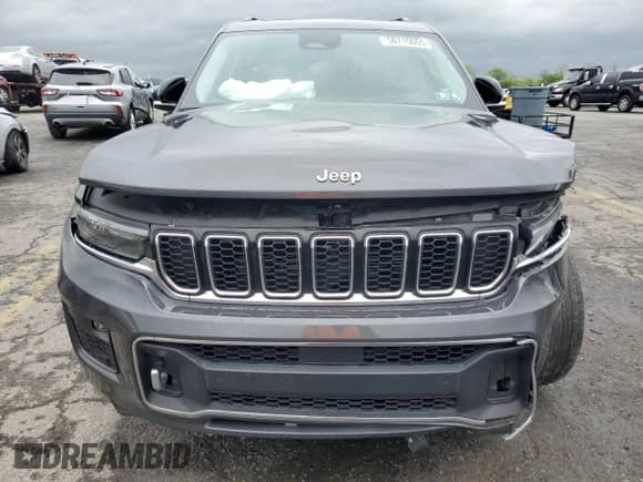 2022 Jeep Grand Cherokee Overland with VIN 1C4RJKDG2N8514545, listed as a Copart auction lot 56715055 with 53,272 mi miles and Salvage title. Bid and sale history available at DreamBid. Image 5.