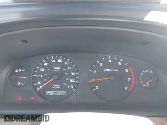 2000 Nissan Frontier XE with VIN 1N6DD26S4YC394572, listed as a IAAI auction lot 42627769 with 207,725 mi miles and . Bid and sale history available at DreamBid. Image 7.