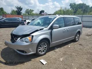2019 Dodge Grand Caravan SXT with VIN 2C4RDGCG3KR545504, listed as a Copart auction lot 68989805 with 60,258 mi miles and Salvage title. Bid and sale history available at DreamBid. Image 1.