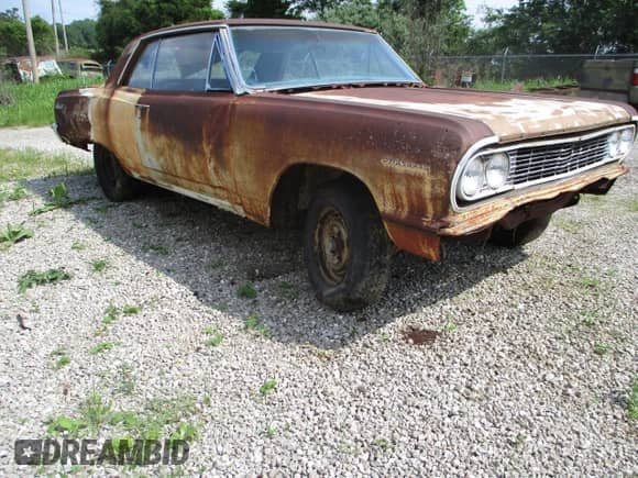 1964 Chevrolet Malibu с VIN 45837K124155, выставлен на аукционе Copart как лот 83877104 с пробегом 93 461 миль миль и Чистый • Clean title. История ставок и продаж доступна на DreamBid. Изображение 1.