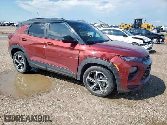 2023 Chevrolet TrailBlazer RS z VIN KL79MTSL7PB056176, wystawiony jako Copart lot #68038085 z przebiegiem 66 282 mil mil oraz Szkoda całkowita • Salvage title. Historia ofert i sprzedaży dostępna na DreamBid. Obrazek 4.