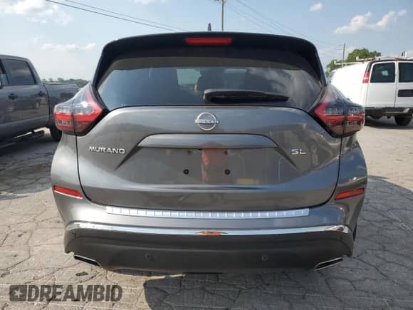2024 Nissan Murano SL with VIN 5N1AZ2CJ7RC128723, listed as a Copart auction lot 60604335 with 1,456 mi miles and Salvage title. Bid and sale history available at DreamBid. Image 6.