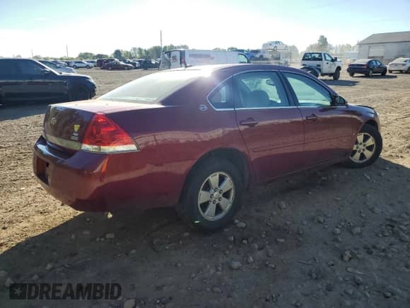 2007 Chevrolet Impala LT с VIN 2G1WT58K079321937, выставлен на аукционе Copart как лот 81965695 с пробегом 126 108 миль миль и Чистый • Clean title. История ставок и продаж доступна на DreamBid. Изображение 3.