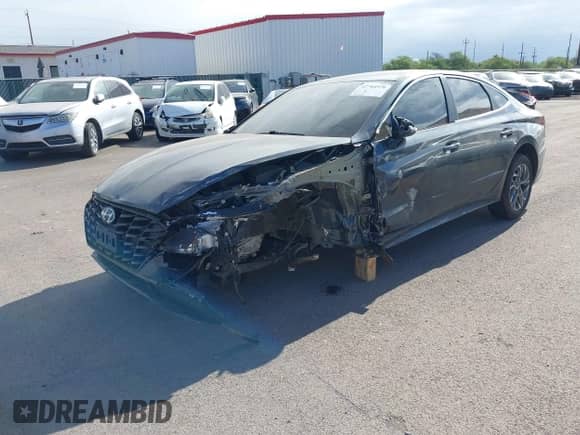 2023 Hyundai Sonata SEL with VIN KMHL64JA9PA262822, listed as a IAAI auction lot 42784976 with 37,624 mi miles and . Bid and sale history available at DreamBid. Image 22.