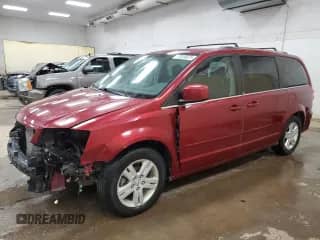 2011 Dodge Grand Caravan Crew with VIN 2D4RN5DG7BR710196, listed as a Copart auction lot 70536875 with 96,227 mi miles and Clean title. Bid and sale history available at DreamBid. Image 1.